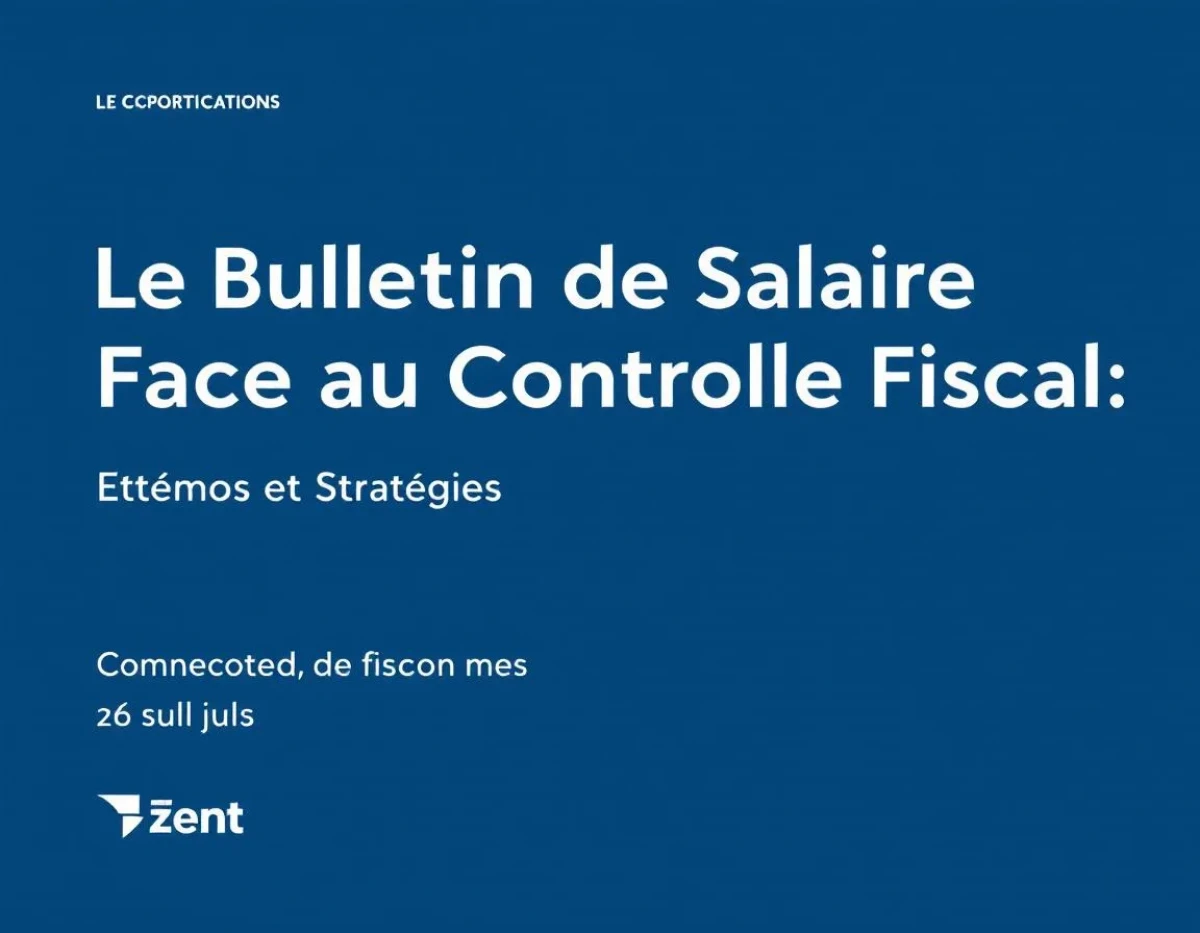 Le Bulletin de Salaire Face au Contrôle Fiscal : Enjeux et Stratégies