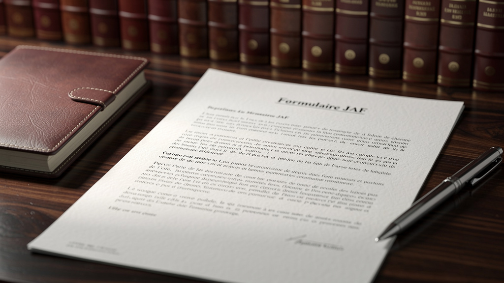 Formulaire jaf étapes pour une procédure rapide et efficace
